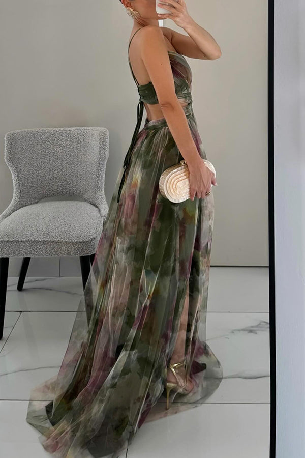Giselle | Charming maxi dress with floral print