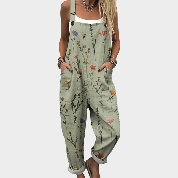 Olivia | Relaxed Dungaree Jumpsuit