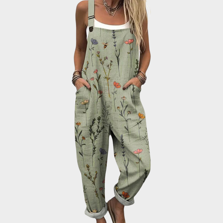 Olivia | Relaxed Dungaree Jumpsuit