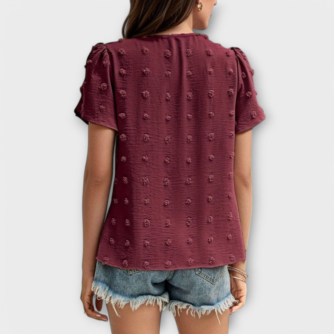 Charlotte – The Perfect Dot Blouse
