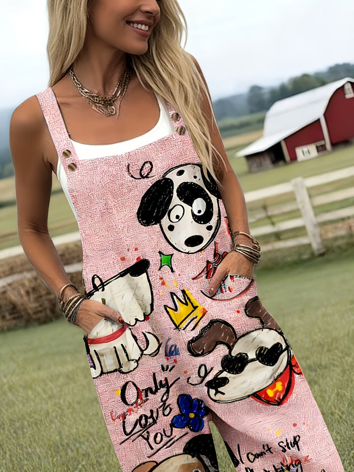 Mila | Graphic Print Jumpsuit