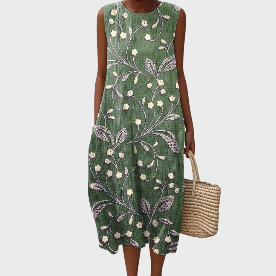 Florence - Floral Cotton Summer Dress
