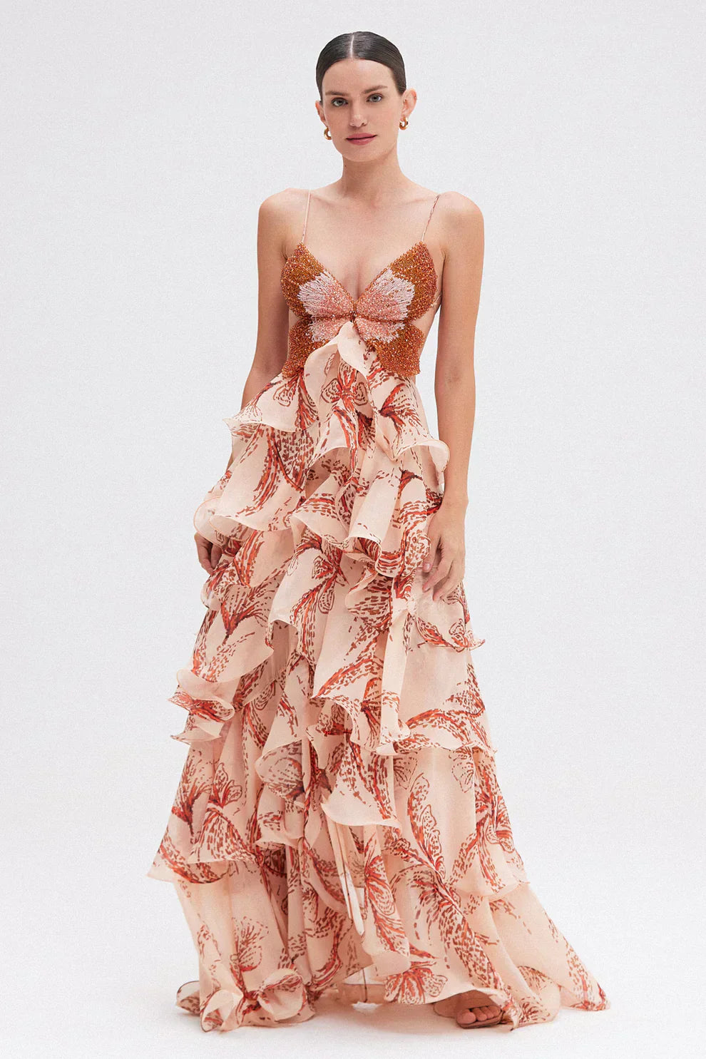 Nahia | Dress with Ruffles