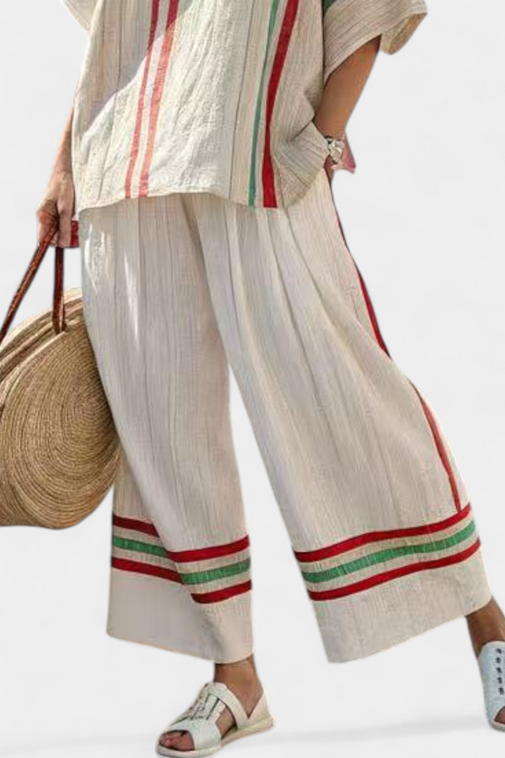Beatriz - Mediterranean Striped Set
