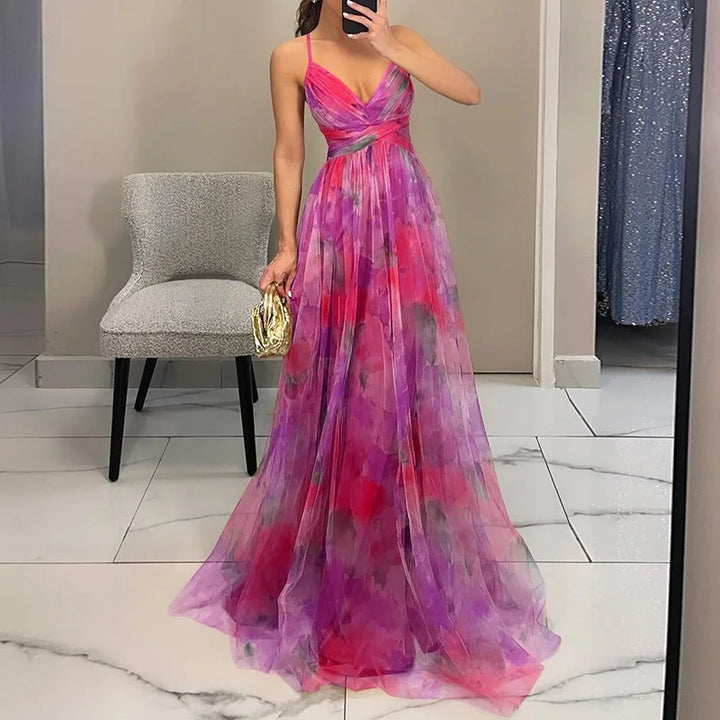 Giselle | Charming maxi dress with floral print