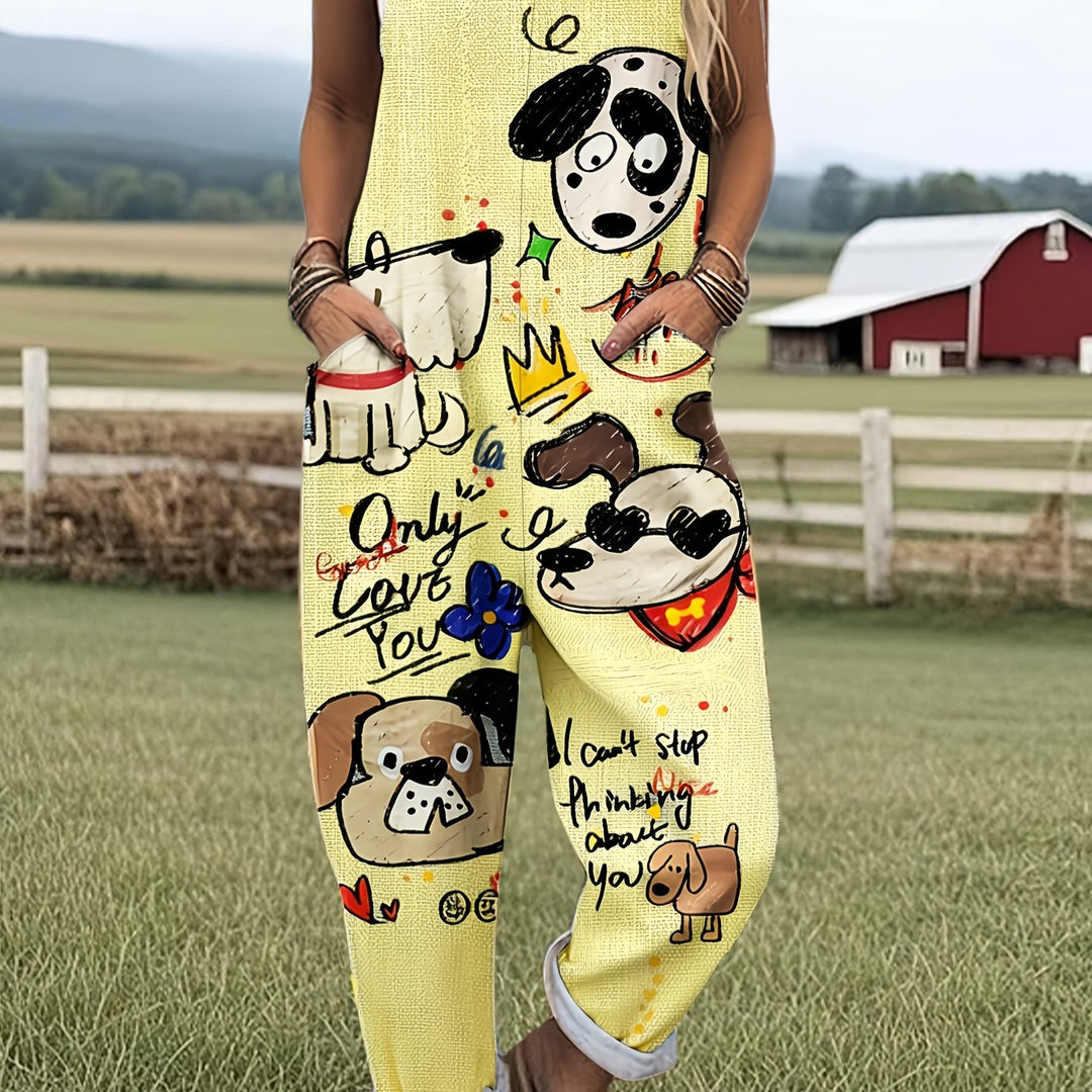 Mila | Graphic Print Jumpsuit