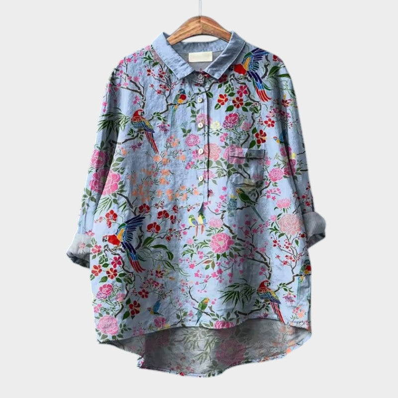 Gunnela | Premium Blouse with Lace